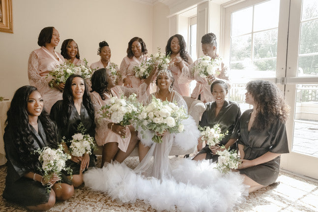 Bespoke Bridal Gown + Bridal Robe