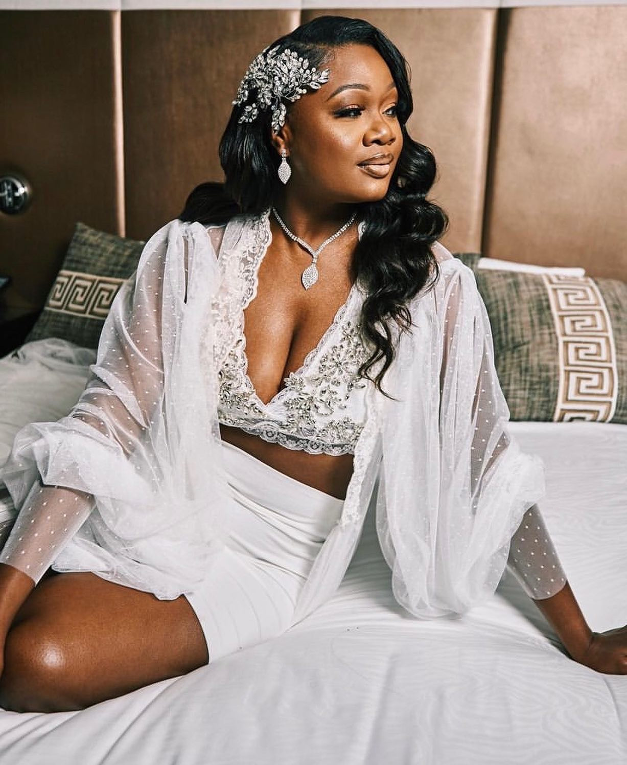 Bespoke Bridal Gown + Bridal Robe