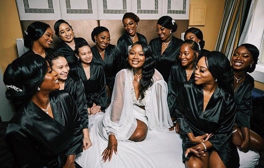 Bespoke Bridal Gown + Bridal Robe